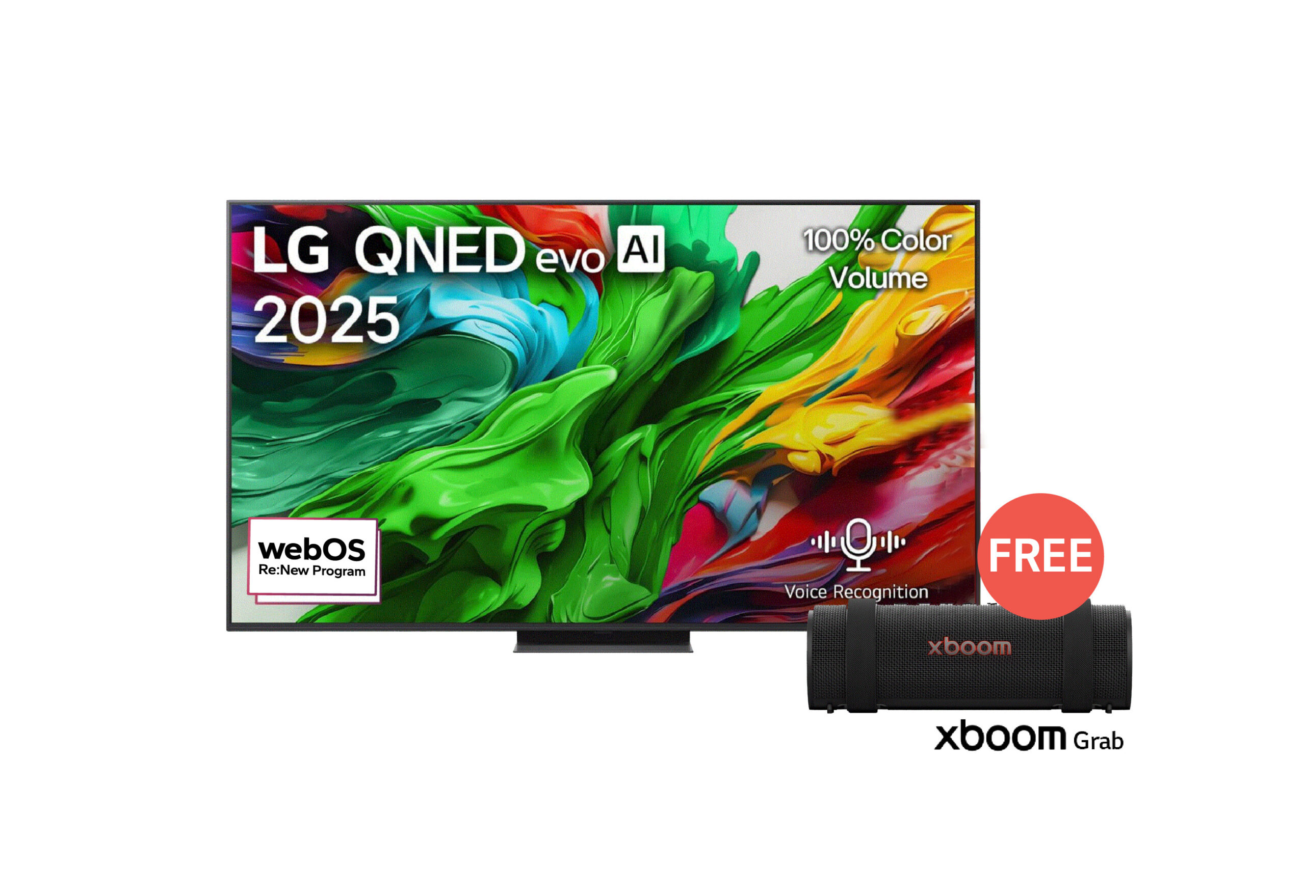 LG شاشة إل جي QNED evo مقاس 65 بوصة QNED86 MiniLED بدقة 4K بمعدل تحديث 120 هرتز تلفزيون ذكي مع جهاز تحكم سحري بالذكاء الاصطناعي نظام webOS25 إصدار 2025 | 65QNED86A6A.AMNE| | شاشات إل جي | شاشات إل جي QNED TVs