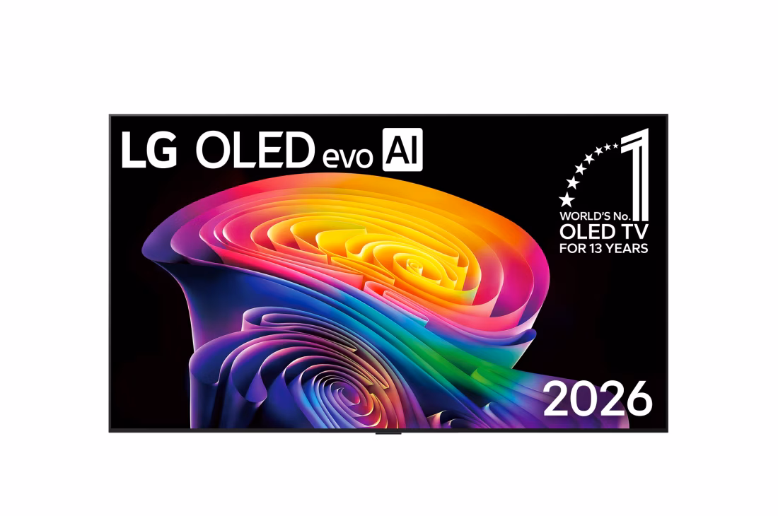 LG تلفزيون LG OLED evo AI C6 4K Smart TV 2026 مقاس77 بوصة | OLED77C66LA.AMNG| | شاشات إل جي | شاشات إل جي OLED TVs