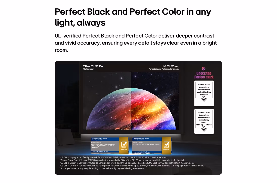LG تلفزيون LG OLED evo AI C6 4K Smart TV 2026 مقاس77 بوصة | OLED77C66LA.AMNG| | شاشات إل جي | شاشات إل جي OLED TVs LG تلفزيون LG OLED evo AI C6 4K Smart TV 2026 مقاس77 بوصة | OLED77C66LA.AMNG| | شاشات إل جي | شاشات إل جي OLED TVs