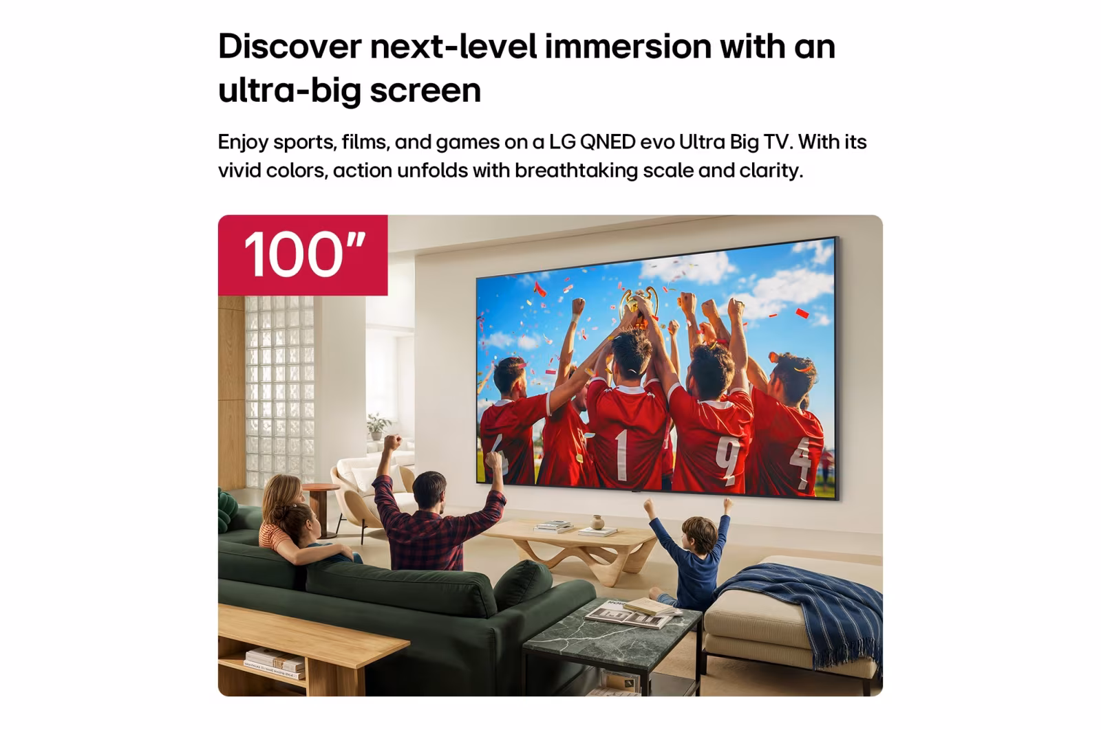 LG تلفزيون LG QNED evo AI Mini LED QNED85 4K Smart TV 2026 الذكي مقاس 100 بوصة | 100QNED85B8.AMNG| | شاشات إل جي | شاشات إل جي QNED TVs LG تلفزيون LG QNED evo AI Mini LED QNED85 4K Smart TV 2026 الذكي مقاس 100 بوصة | 100QNED85B8.AMNG| | شاشات إل جي | شاشات إل جي QNED TVs