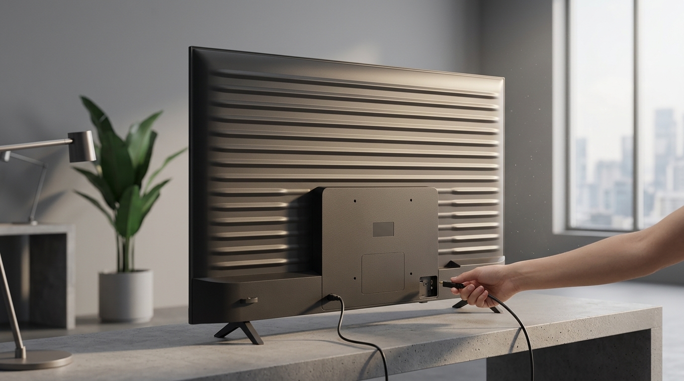 كيفية إعداد الشاشة وتشغيلها لأول مرة